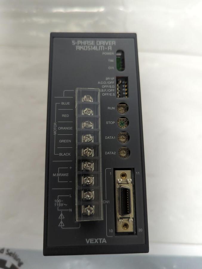 Used ORIENTAL MOTOR,RKD514LM-A,5-PHASE DRIVER 110-115V 4.5A PRE-OWNED