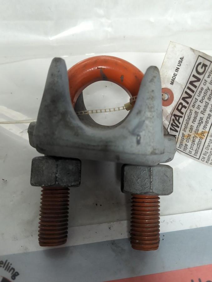 CM ORANGE,1-1/2,WIRE ROPE CLIP NOS