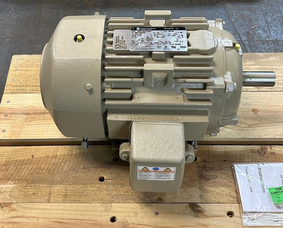 GE,5KS215SAA205D3,EXTRA SEVERE DUTY AC MOTOR 10HP 1770RPM 230/460V 215T FRAME