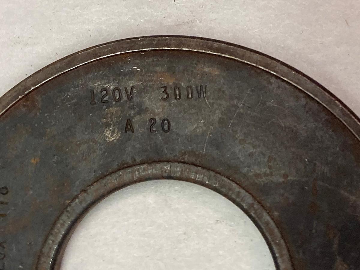 Used Chromalox,241-054261-005,Heater Element Ring ​A-20 120V 300W