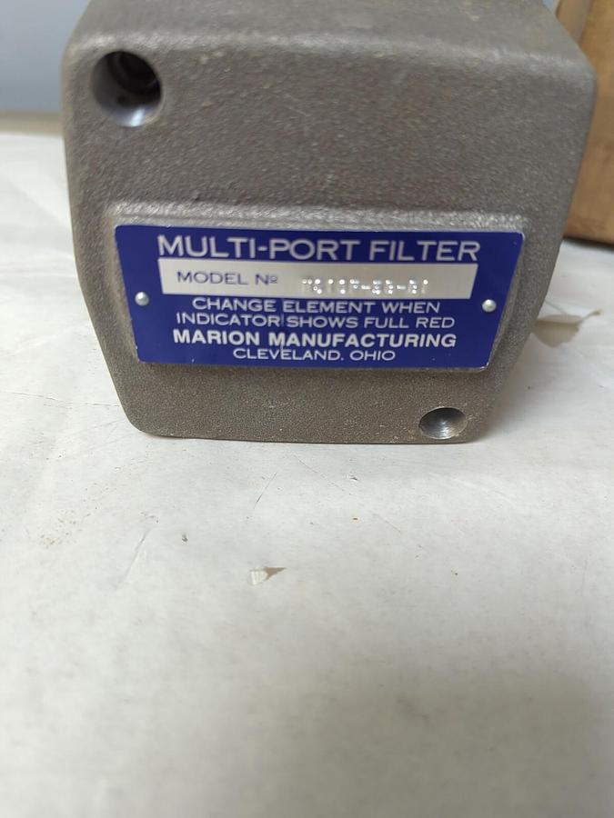 MARION MANUFACTURING,MS10F-5B-B1,MULIT-PORT FILTER NOS