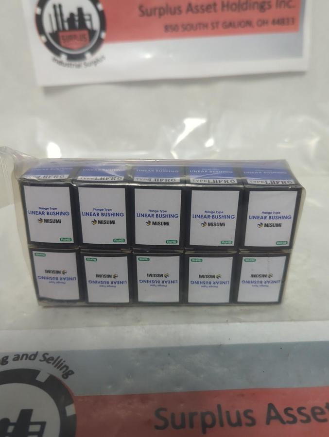 MISUMI,LHFR6,RoHS FLANGE LINEAR BUSHING PACK OF 10 NOS