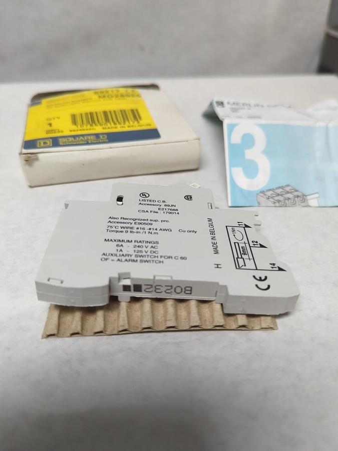 SQUARE D,MG26925,AUXILIARY SWITCH FOR C60N NOS