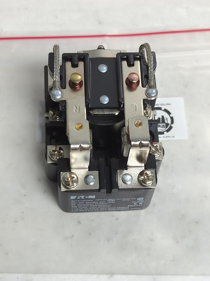 EATON,9575H3D000,SERIES D CONTACTOR 600V 60HZ 550V 50HZ NOS