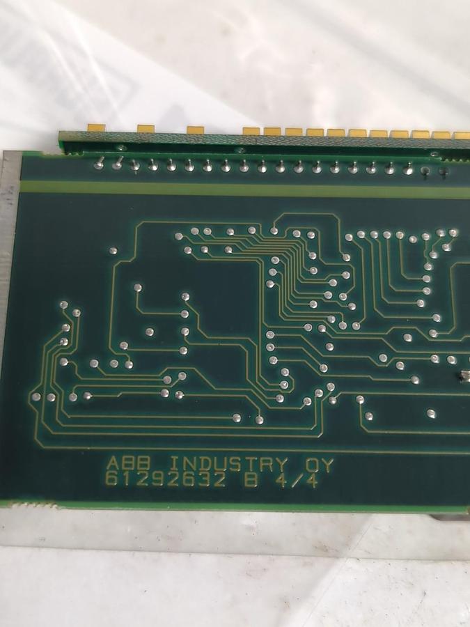 Used ABB,NLMD-01,REV B MONITORING BOARD 61292632 B 1/4 PRE-OWNED