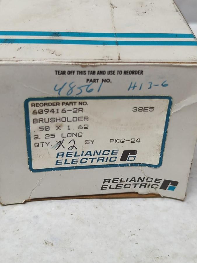 RELIANCE ELECTRIC,609416 2R,ELECTRIC MOTOR BRUSHOLDERS LOT OF 2 NOS
