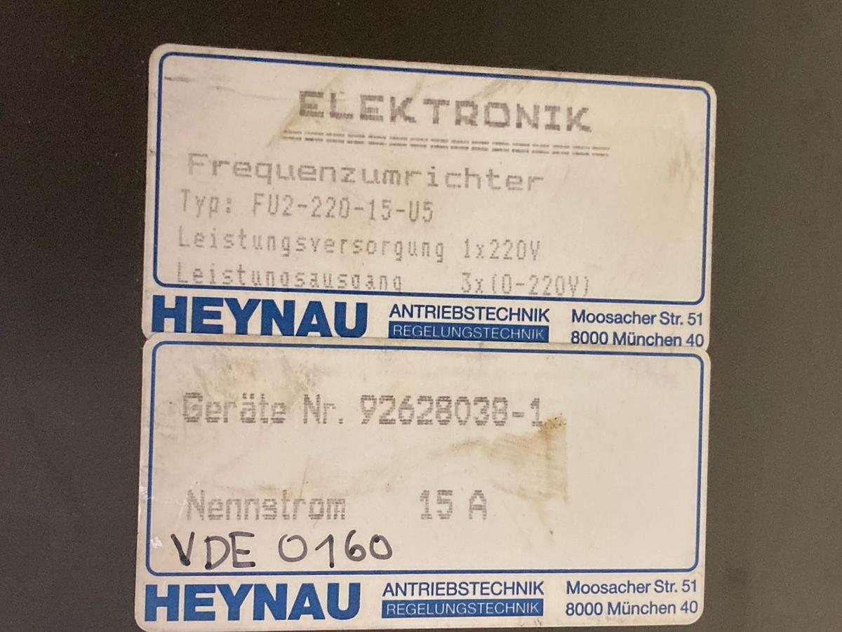 Used Heynau,FU2-220-15-U5,Inverter