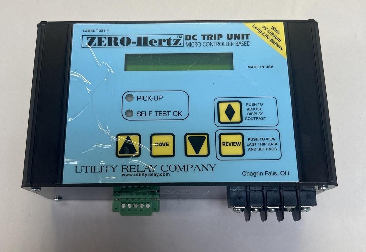 ZERO-HERTZ,B-203,MICRO-CONTROLLER DC TRIP UNIT NO BOX