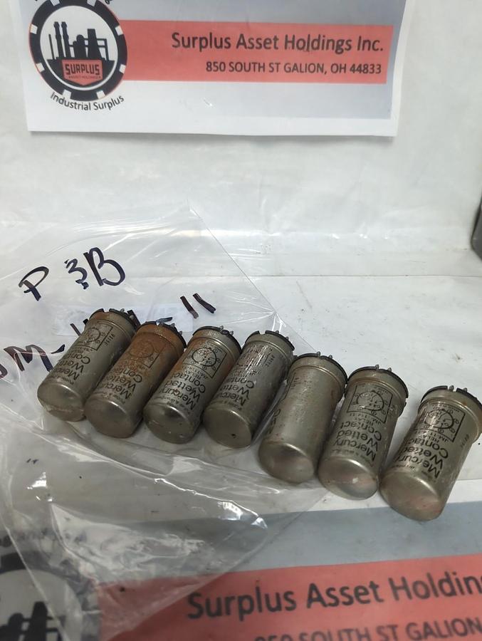 Used P&B,JM-1114-11,RELAY 8-PIN LOT OF 7 PRE-OWNED