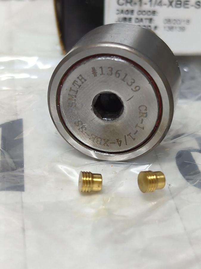 ABC SMITH BEARING,CR-1-1/4-XBE-SS, STAINLESS STEEL CAM FOLLOWER 1-1/4 INCH NOS