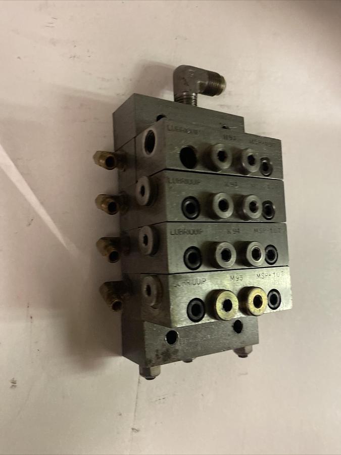 Used Trabon,MSP-10, Lubriqiup Valve Bank