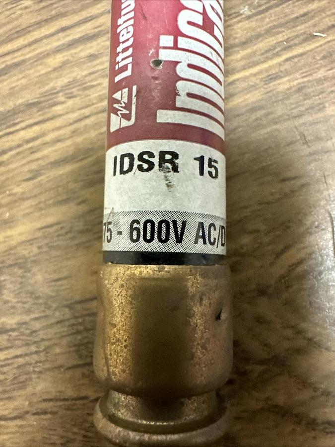 Littlefuse,IDSR 15,75-600VAC Indicator Fuse