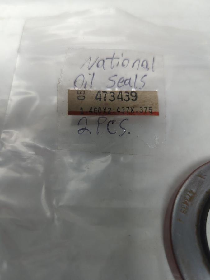 NATIONAL OIL SEALS,473439,OIL SEAL LOT OF 2 MISSING BOXES NOS