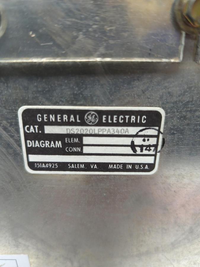 Used GE,DS2020LPPA340A,LINE PROTECTION BOARD 30A600V TYPE KTK-R/KLK-R/ATM-R PRE-OWNED