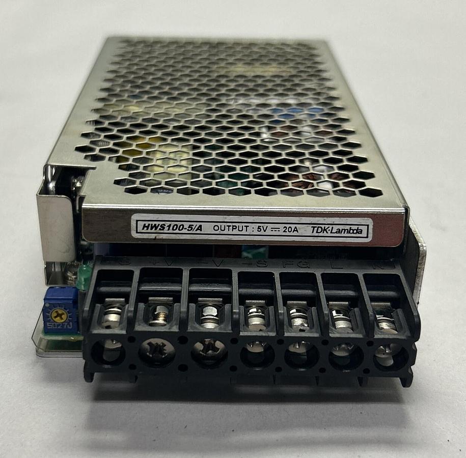 Used TDK LAMBDA,HWS100-5/A,POWER SUPPLY