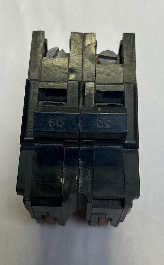 Used FEDERAL PACIFIC,NA250,CIRCUIT BREAKER 50A 120/240V 2P