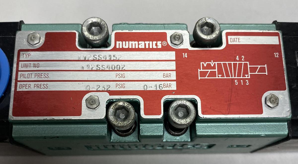 Used Numatics,I12SS4152,Solenoid Valve
