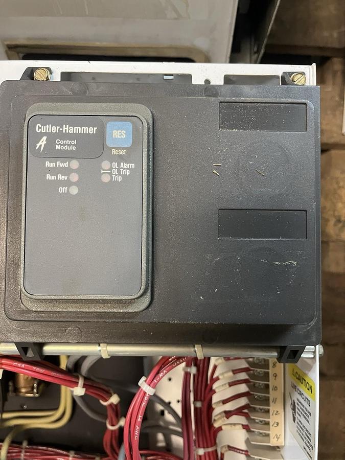 Used Cutler Hammer,Size 2,MCC Reversing FUSED Starter Feeder Bucket W200M2CFC