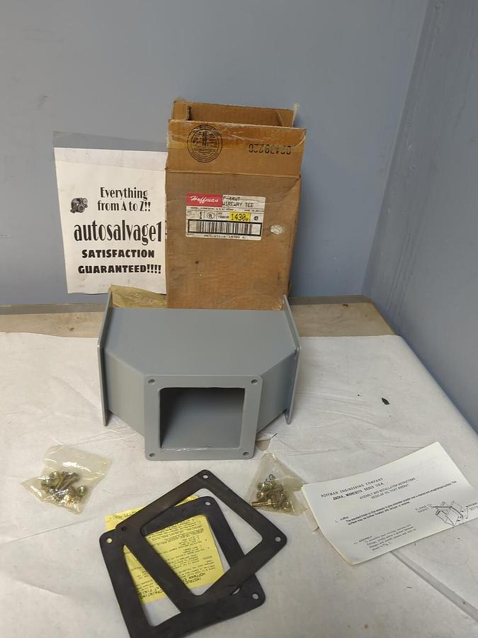 HOFFMAN,F-44WT,WIREWAY TEE NOS