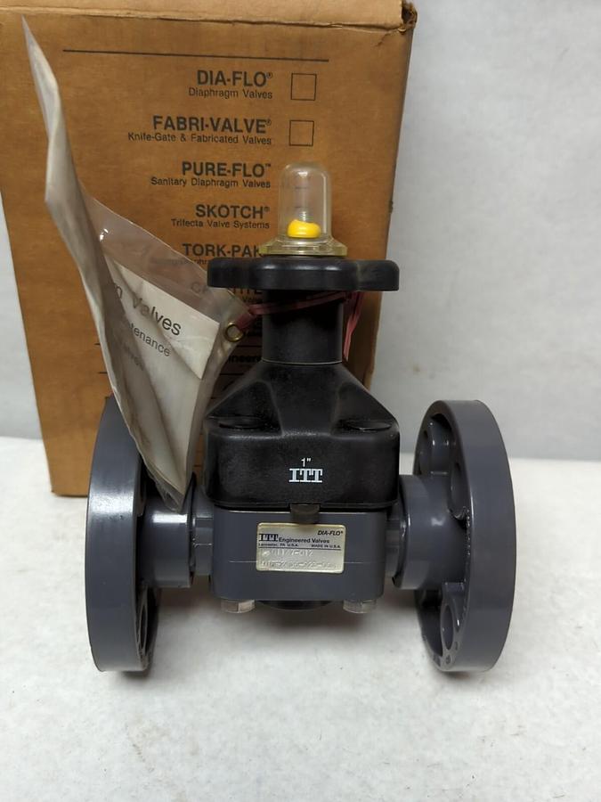 ITT,010-2436-923-00M,DIA-FLO 1 INCH DIAPHRAGM VALVE NOS
