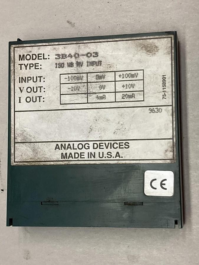 Analog Devices,3B40-03,Isolated Wideband Input Module