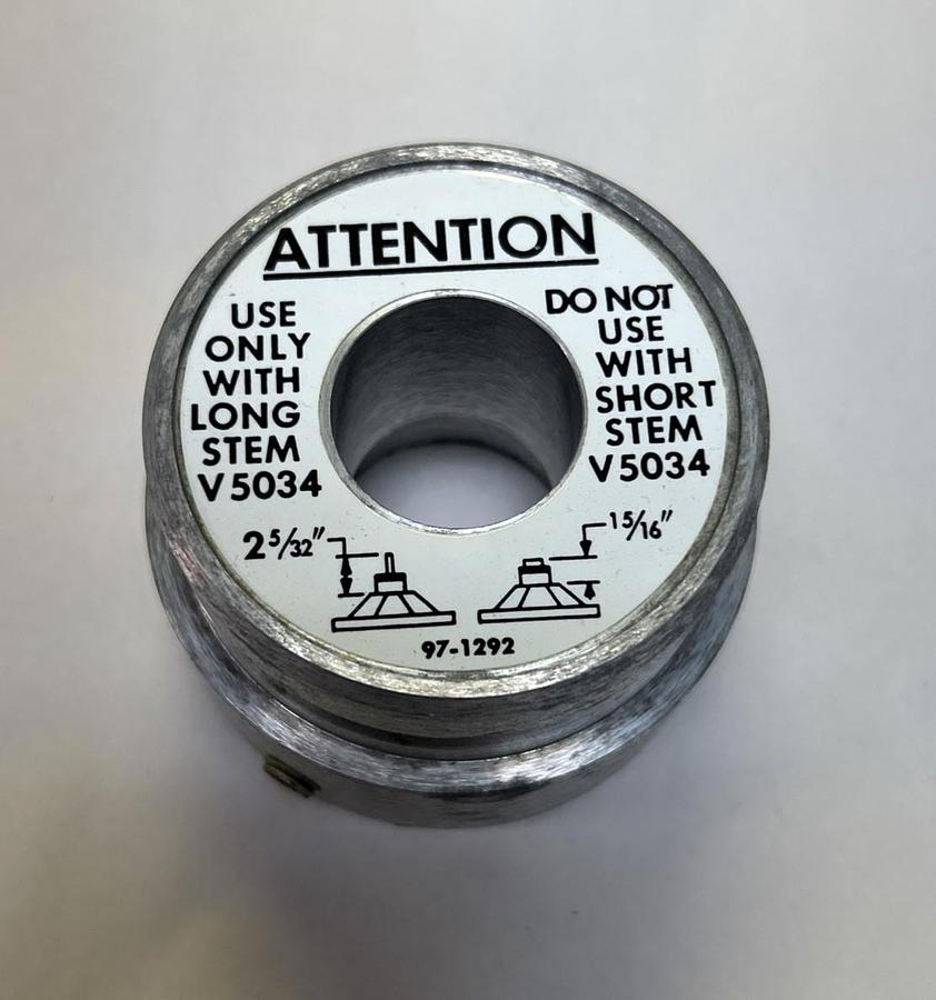 Used HONEYWELL,97-1292,SHORT STEMP ADAPTOR