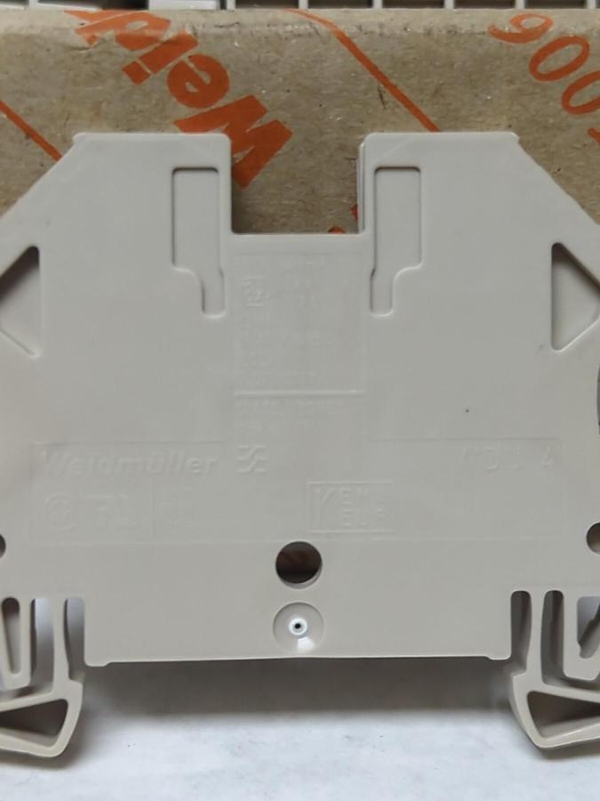 WEIDMULLER,1020100000,TERM BLOCK 600V 35A AWG 26 TO 10 WDU4 LOT OF 100 NOS