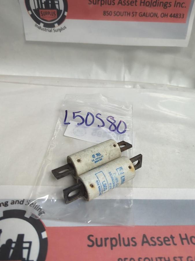 Used LITTELFUSE,L50S-80,POWR-GARD 80 AMP FUSE LOT 2 OF PRE-OWNED