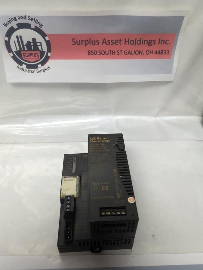 Used GE FANUC,IC200PWR102E,VERSAMAX EXPANDED POWER SUPPLY UNIT PRE-OWNED