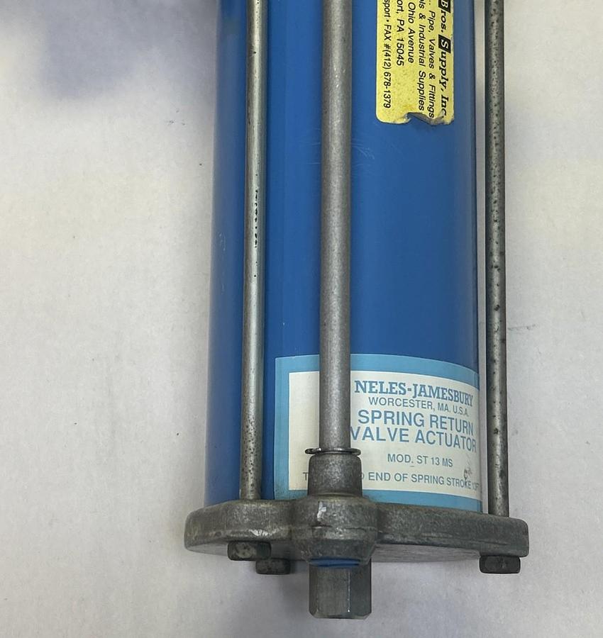 NELES JAMESBURY,ST13MS,SPRING RETURN VALVE ACTUATOR NOS