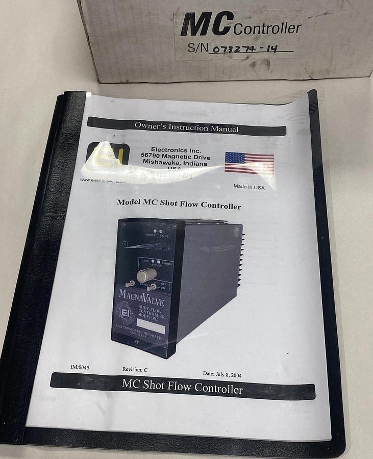 Electronics Inc,MC,Shot Flow Controller 115V 1.3A NOS