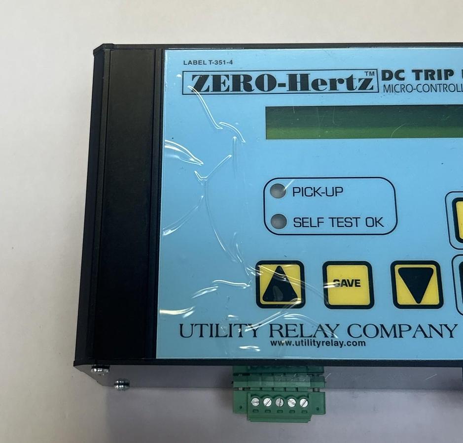ZERO-HERTZ,B-203,MICRO-CONTROLLER DC TRIP UNIT NO BOX