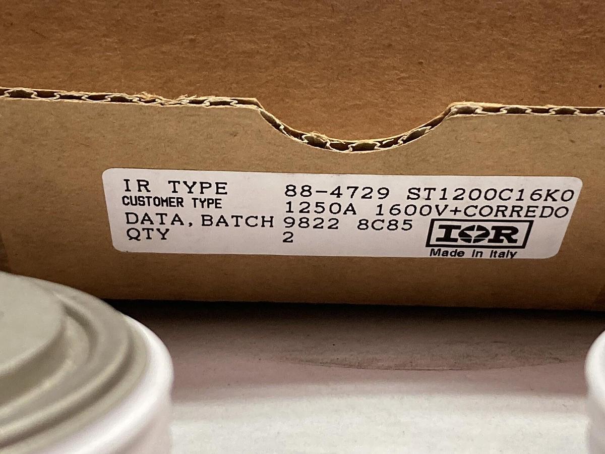 IOR,88-4729 ST1200C16K0,Thyristor LOT OF 2