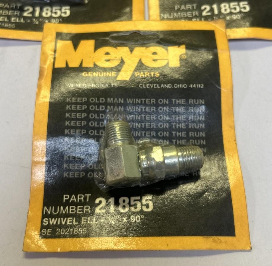 MEYER,21855,SWIVEL ELBOW 1/4INCH X 90 DEGREE LOT OF 3 NOS