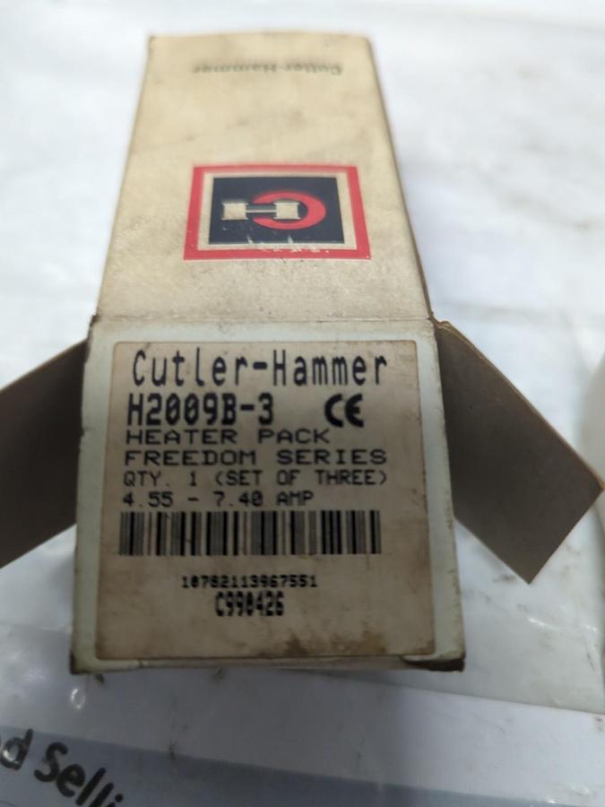 CUTLER HAMMER,H2009B-3,FREEDOM SERIES HEATER PACK BOX OF 3 NOS