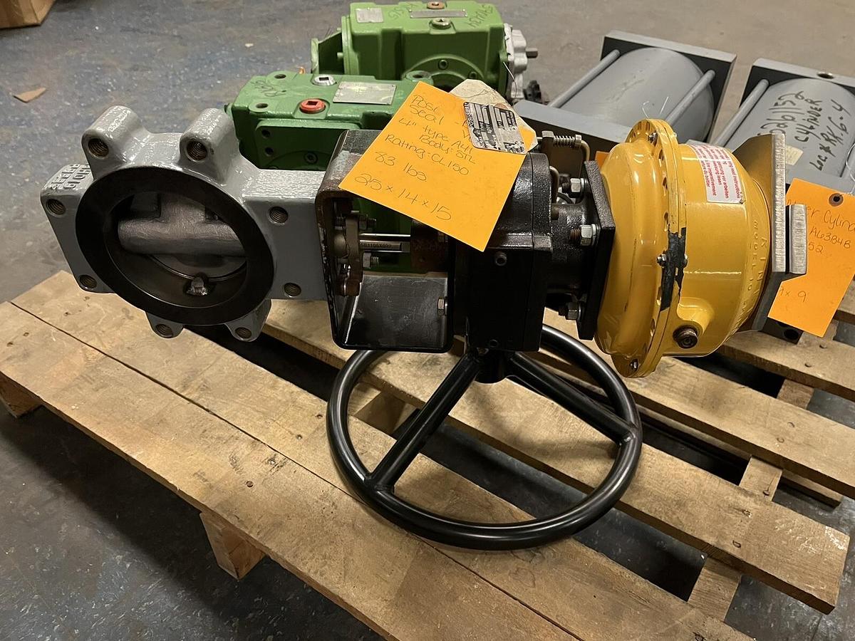 DYNATORQUE,DT7/SD,BI TORQ POSI SEAL 4" FISHER BUTTERFLY VALVE