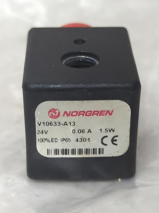 Used NORGREN,V10633-A18,SOLENOID COIL 110V 50/60HZ 2VA PRE-OWNED