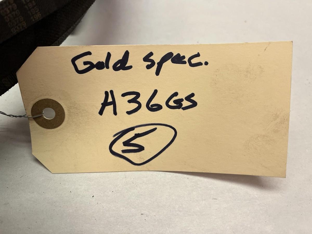 GOLD SPEC,A36-GS,DRIVE BELT LOT OF 5