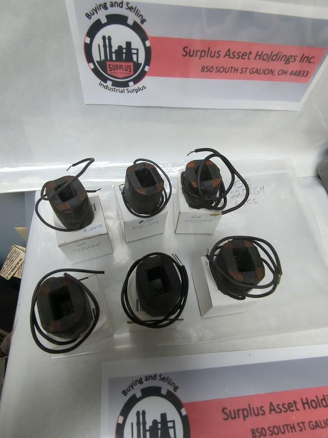Used GENERAL ELECTRIC,22D2G4,COIL LOT OF 6 PRE-OWNED