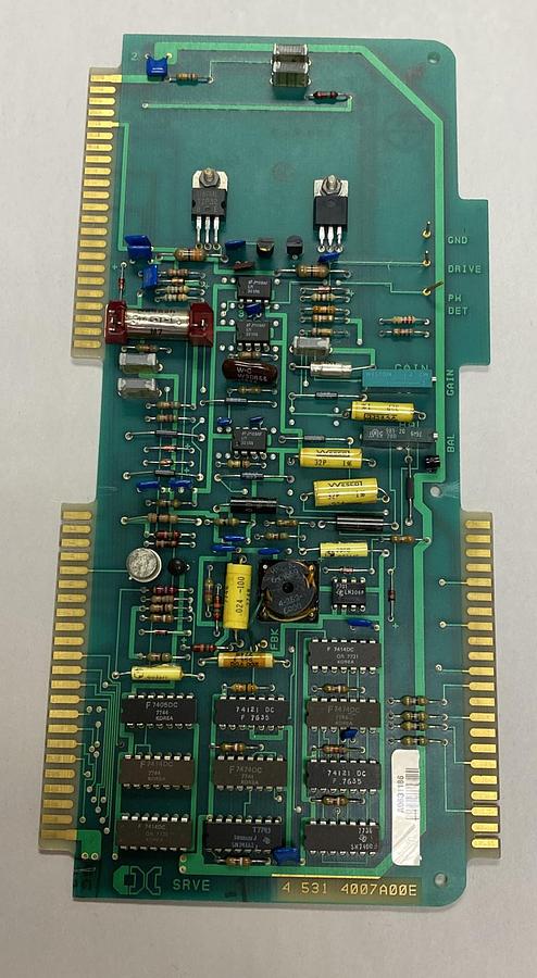 Used CINCINNATI MILACRON,4-531-4007A/00E, SERVO PC BOARD REFURBISHED