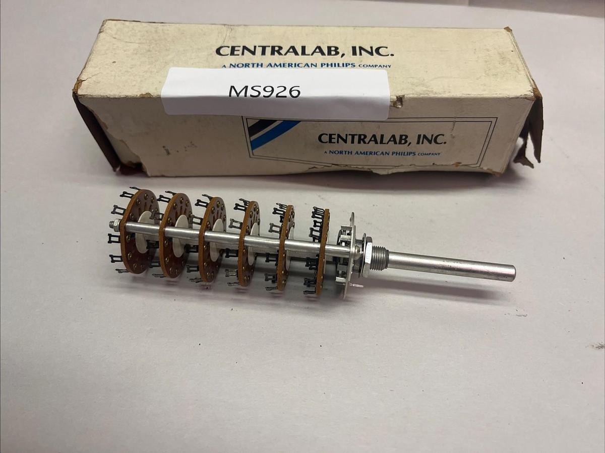 CENTRALAB,PA-1023,MINIATURE ROTARY SWITCH 6 POLE 11 POS