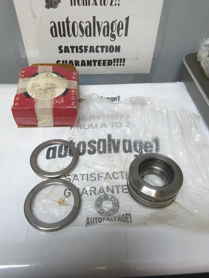 FAG,54208,THRUST BALL BEARING 30MM BORE WITH TWO U208 SEATING WASHERS NOS