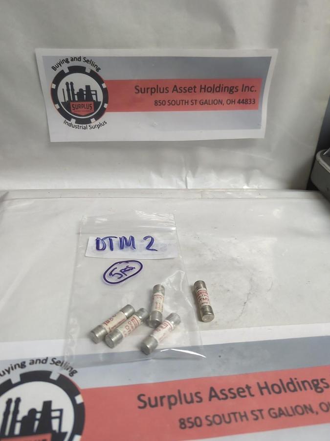 Used LITTELFUSE,OTM2,ONE-TIME 2 AMP FUSE LOT OF 5 PRE-OWNED