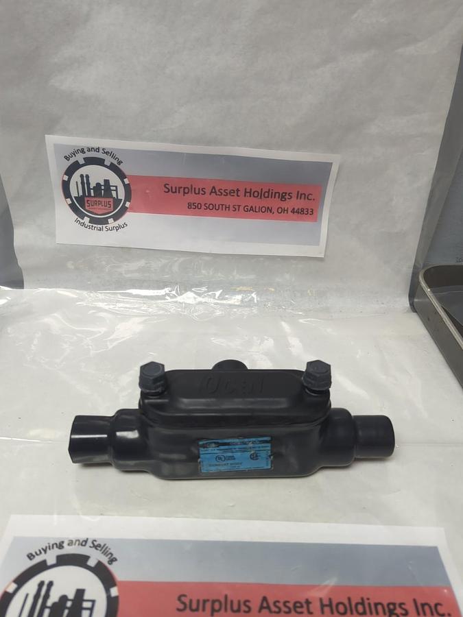 OCAL BLUE,734A,TYPE 4X COATED CONDUIT BODY 1 IN NPT FORM 8 T-SHAPE NOS