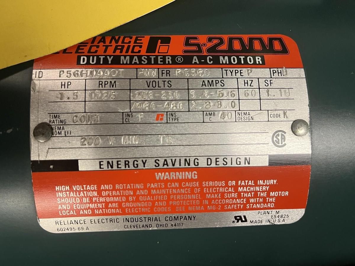 DODGE TIGEAR,MRS4670-B-UW, SIZE 56 RATIO 350-30 1.5HP 3PH