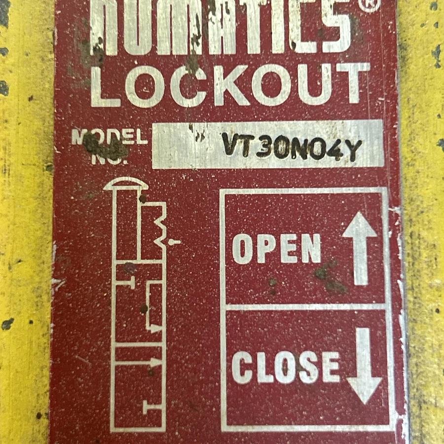 Used NUMATICS,VT30N04Y,SLO-START LOCKOUT VALVE
