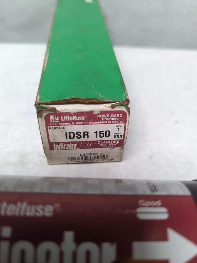 LITTELFUSE,IDSR 150,INDICATOR 150 AMP FUSE NOS
