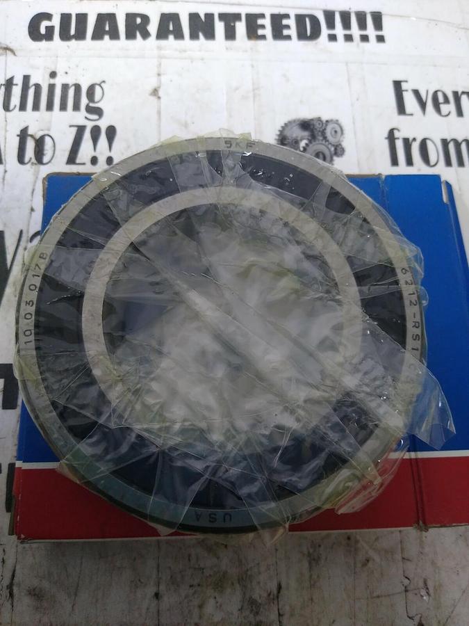 SKF,6212 RSJEM,DEEP GROOVE BALL BEARING SINGLE SEALED NOS