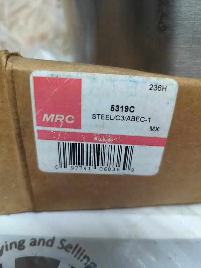 MRC,5319C,DOUBLE ROW ANGULAR CONTACT BALL BEARING NOS