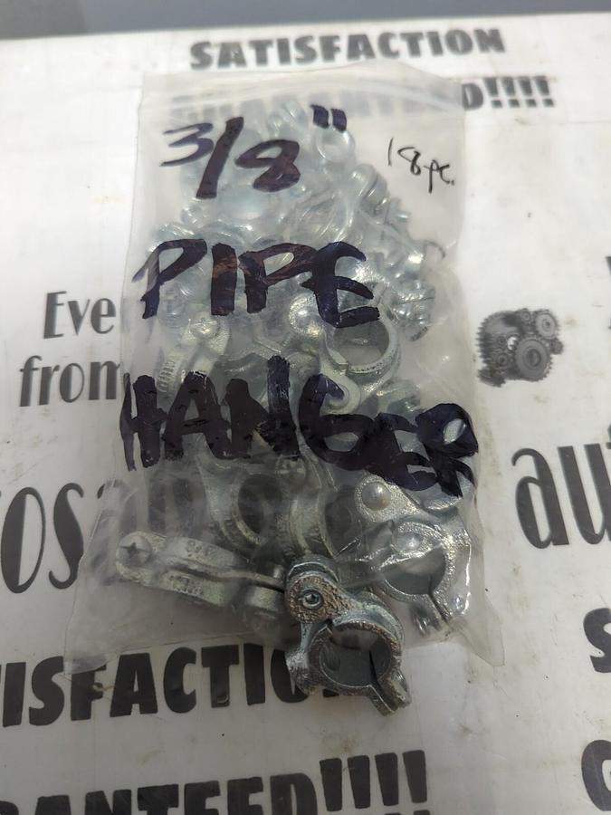 UNBRANDED,3/8 INCH,PIPE HANGERS LOT OF 18 NOS